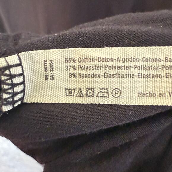 Free People Shirt Womens Medium Black Intimately Free Cowl Neck Lightweight Tee - Picture 7 of 8